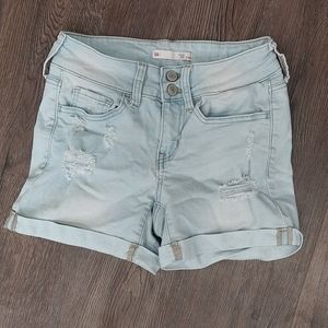 So Favorite Light Denim Shorts